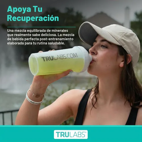 Vista 6 de TRULABS Hydrate - Mezcla de bebida con electrolitos – Sabor cítrico Splash, paquetes de hidratación sin azúcar con electrolitos de 1422 mg y 19