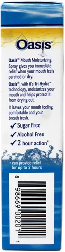 Vista 4 de Oasis Spray bucal hidratante para una boca seca, sabor a menta suave, 1 onza líquida, paquete de 2