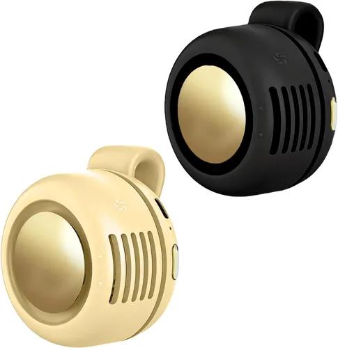 Vista 17 de Ventilador portátil con clip, ventilador personal mini ventilador Paquete de 1 (A-naranja)