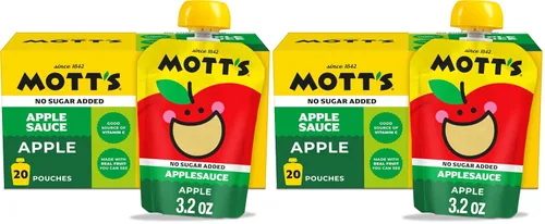 Vista 28 de Mott's Puré de manzana y canela, bolsas transparentes de 3.2 onzas, paquete de 20