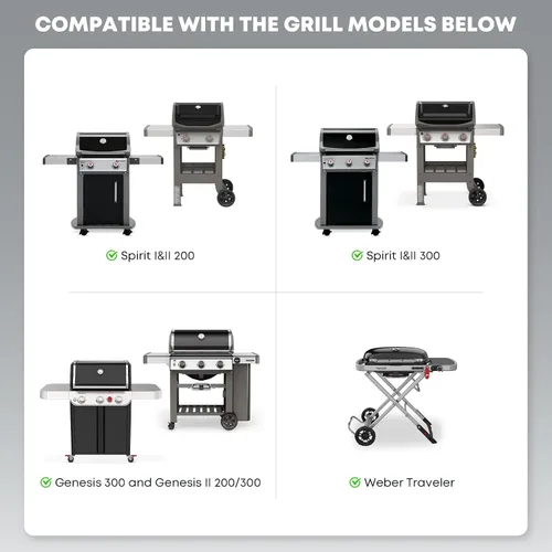 Vista 2 de Stanbroil 67047 - Bandeja de captura con 15 bandejas de goteo para Weber Spirit I & II 200 y 300, Genesis I & II LX200/300 Series, Traveler Gas