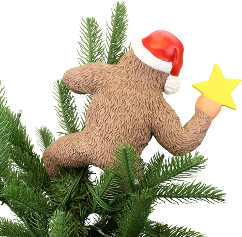 Vista 8 de Tree Buddees King Kong Climbing The Tree - Decoración para árbol de Navidad, grande, 10 pulgadas