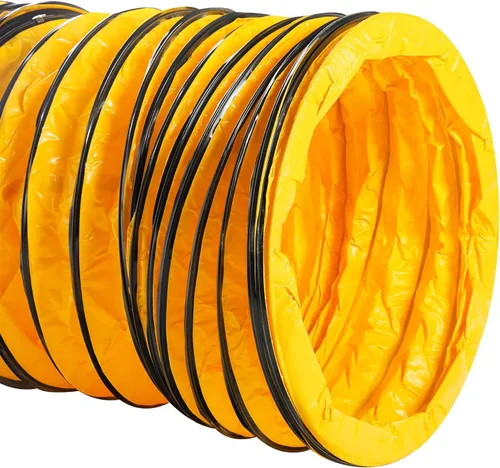 Vista 4 de Manguera de conducto flexible de PVC MOUNTO de 25 pies para ventilador de escape (8 pulgadas sin bolsa)