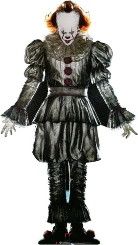 Vista 6 de Advanced Graphics Pennywise El payaso bailarín, figura recortada de cartón de tamaño real - It (película 2017), Cartón, talla única Es