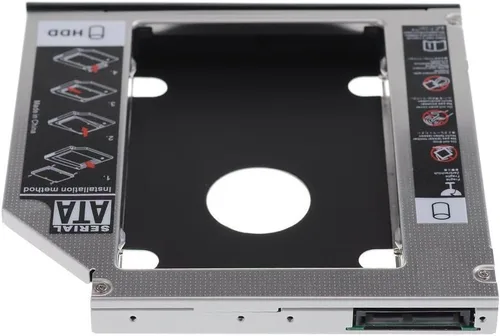 Vista 3 de Bandeja de adaptador universal SATA para Dell HP Lenovo ThinkPad ACER Gateway ASUS Sony Samsung MSI Laptop