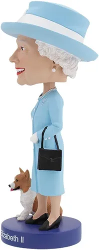 Vista 2 de Royal Bobbles Estatua coleccionable de la reina Isabel II Bobblehead