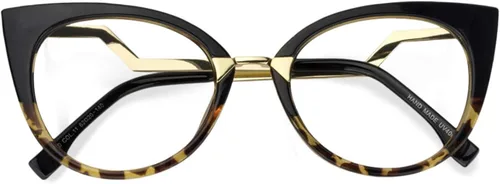 Vista 6 de Zeelool Elegantes lentes de bloqueo de luz azul ojo de gato de gran tamaño para mujer Jacqueline FP0669