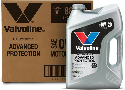 Vista 101 de Valvoline SynPower Full aceite sintético para motor, 1 Cuarto de galón, Ambar