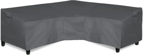 Vista 16 de Easy-Going Funda para Sofá Seccional en Forma de V para Patio, Funda Seccional Impermeable para Exteriores, Funda Resistente para Muebles de Jardín