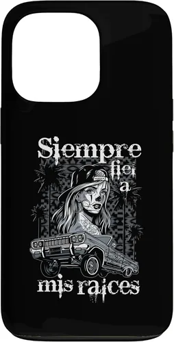 Vista 10 de iPhone 16 Chicana Style Lowrider Ropa Mujeres Mexicano-Americana Latina Case