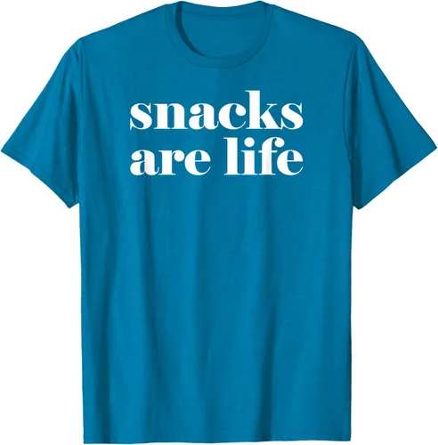 Vista 8 de Snacks Are Life - Camiseta divertida para amantes de los aperitivos, Negro