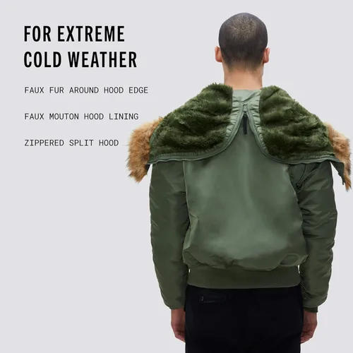 Vista 6 de Chamarra de bombero Alpha Industries N-2B para hombre