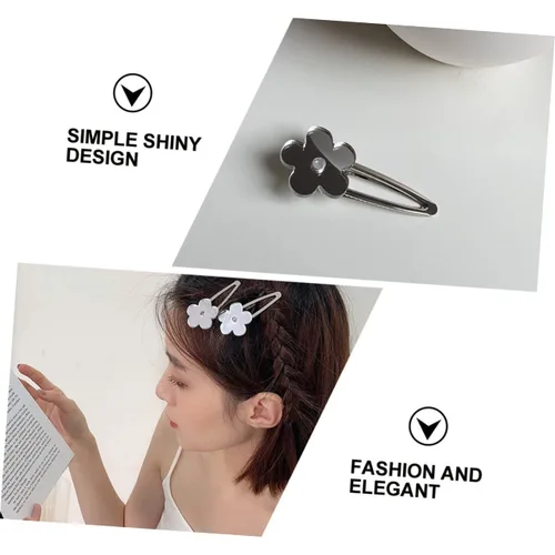 Vista 2 de Mikinona 2 pinzas para el cabello con diseño de billetes de moda para niñas, accesorios versátiles para tocado para el cabello