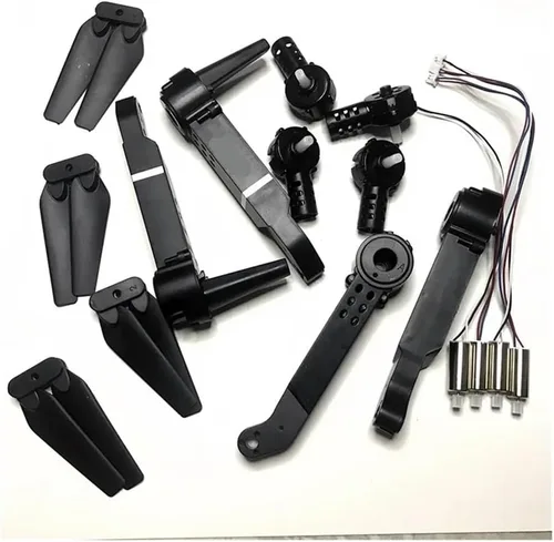 Vista 3 de Ajuste para E88 teng1 E88 pro rc Mini Drone Accesorios S89 S85 Rc Quadcopter Piezas de repuesto Accesorios Motores Hojas de hélice Kit de brazo