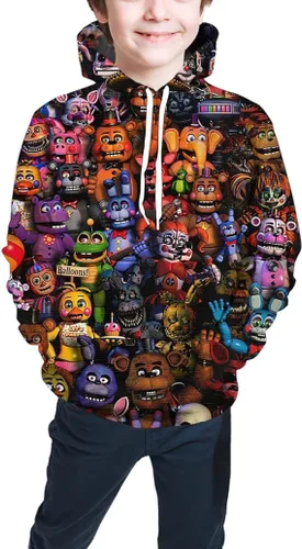 Vista 4 de Novedosa sudadera con capucha casual unisex de manga larga con bolsillo