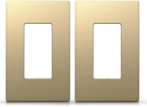 Vista 20 de ELEGRP Placas decorativas de pared sin tornillos, de tamaño mediano, cubierta termoplástica irrompible para interruptor de salida de receptáculo