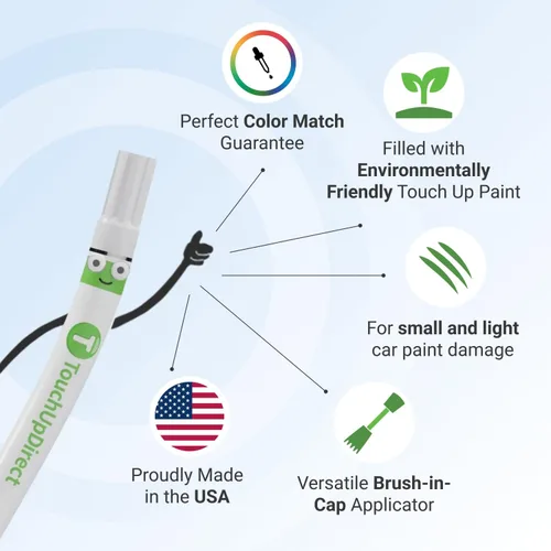 Vista 14 de TouchUpDirect 300 Alpine White III - Aerosol de pintura de retoque compatible con BMW Exact Match - Kit esencial