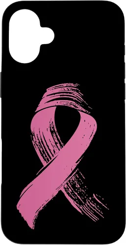 Vista 23 de iPhone 16 Cinta Rosa Cáncer de Mama - Estuche de Concientización sobre el Cáncer de Mama