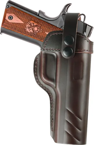 Vista 8 de OWB 1911 Holster - Top Grain Leather for Most 1911 Style Compatible with Colt, Kimber, Springfield, Tisas & More Fits 4" & 5" Barrels