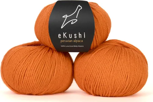 Vista 41 de 100% Hilo de Alpaca Baby para Tejer y Ganchillo - 1 Cono de Hilo Premium DK - Ligero, Hipoalergénico y Térmico Hecho en Perú - Ideal para Proyectos
