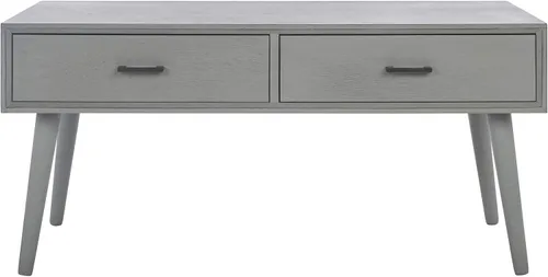 Vista 12 de Safavieh Home Collection Mozart Mid-Century - Mesa auxiliar rectangular con 2 cajones