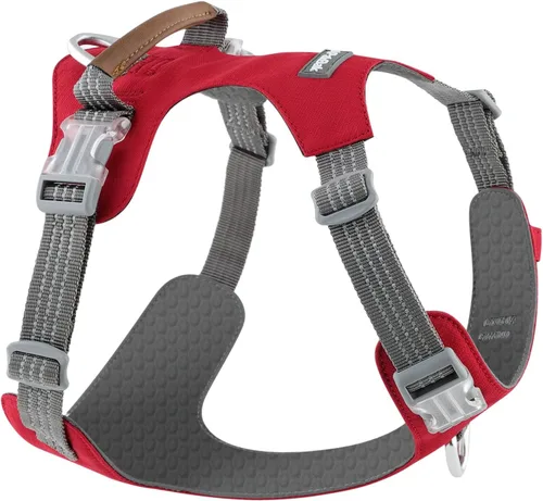 Vista 9 de Arnés para perro sin tirones – Arnés reflectante ajustable de nylon para perros pequeños, medianos y grandes, arnés de entrenamiento a prueba