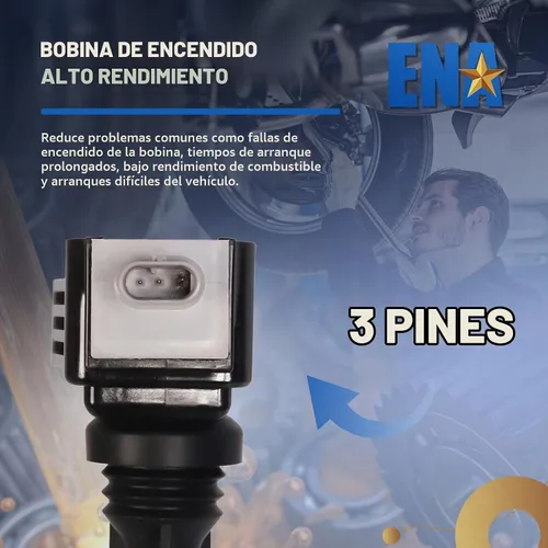 Vista 6 de ENA Juego de 6 bobinas de encendido UF826 compatibles con Ford Expedition Lincoln Navigator 2017 2018 2019 2020 2020 Ford GT V6 3.5L 2017 2019 2020