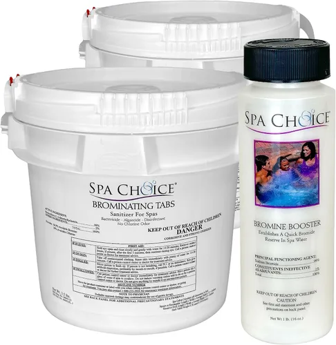 Vista 8 de SpaChoice 472-3-3011 Tabletas de bromo para bañera de hidromasaje de spa, 3.5 libras, con bromuro de sodio de 1 libra