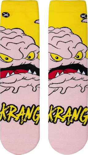 Vista 5 de Odd Sox, Nickelodeon TMNT - Calcetines de dibujos animados, Krang, divertidos y novedosos para hombre
