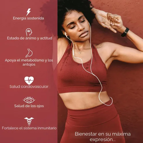 Vista 3 de Suplemento de azafrán, cápsulas de extracto de azafrán 100% puro, estado de ánimo y energía