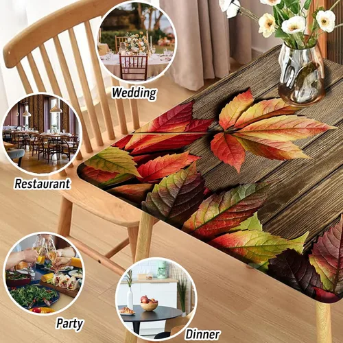 Vista 59 de Mantel redondo ajustable con mantel elástico para exteriores, manteles elásticos redondos para mesas, manteles impermeables y lavables