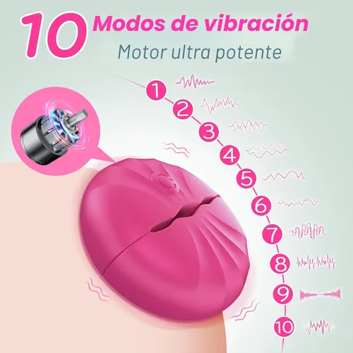 Vista 3 de Juguetes para pezones, vibrador de pezón, abrazaderas para pezones, placer sexual para mujeres con 10 modos de vibración, juguete invisible ligero