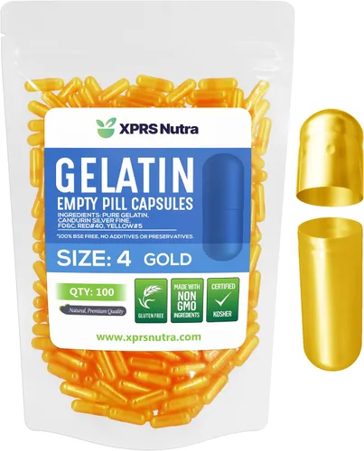 Vista 9 de XPRS Nutra Cápsulas vacías tamaño 4 – 100 cápsulas pequeñas de gelatina vacías – Pastillas de relleno de cápsulas de bricolaje – Cápsulas de gel