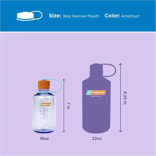 Vista 5 de Nalgene Sustain Tritan - Botella de agua sin BPA hecha con material derivado del 50% de residuos de plástico
