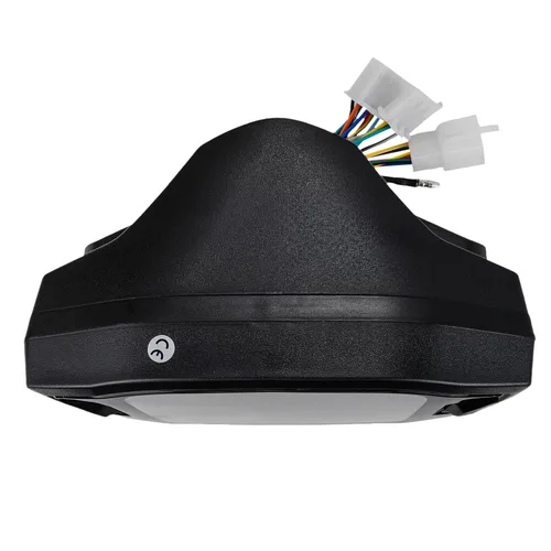 Vista 3 de Tacómetro de velocímetro digital universal para motocicleta, odómetro digital ajustable para 7 colores, compatible con todas las motocicletas con DC