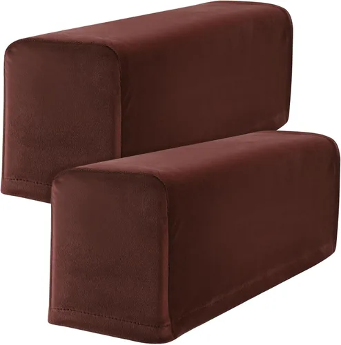 Vista 8 de BESPORTBLE Fundas para brazos de sofá: Fundas elásticas para reposabrazos para sillas, sofá, sillón para sofá reclinable con pasadores giratorios, 2