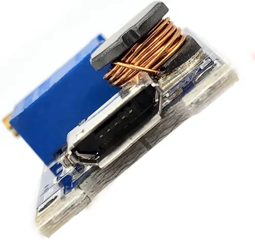 Vista 8 de DEVMO 5 unids DC-DC Regulador de voltaje Step-Up Boost Convertidor Placa de fuente de alimentación 2V-24V a 5V-28V 2A para MT3608 con Micro USB