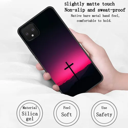 Vista 132 de Funda delgada para Google Pixel 4 XL, funda delgada de silicona de TPU suave a prueba de golpes para Google Pixel 4 XL, astronauta Galaxy