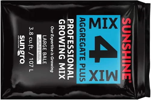 Vista 4 de SunGro SUGRMIX4 Sunshine Mix 4 Mezcla de cultivo profesional comprimida mejora el desarrollo de raíces en plántulas, cortes, 3.8 pies cúbicos