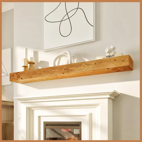 Vista 12 de Muestras de color de madera de pino natural Avana - Encuentra tu combinación perfecta para estantes de repisa - Muestras de madera auténticas - 5