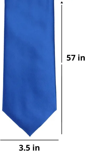 Vista 115 de tiemart Corbata de color sólido para hombre Longitud estándar