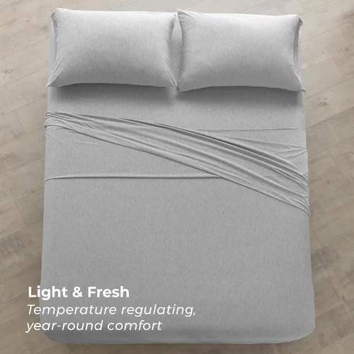 Vista 144 de Pure Bedding Juego de Sábanas Twin - Sábanas de Cama de Microfibra Ultra-Suave 1800 - Doble Cepillado - Bolsillos Profundos - Ajuste Fácil - Extra