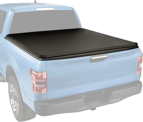 Vista 13 de Funda de cama de camioneta rígida de tres pliegues, de 8 pies, para reemplazo de 1994-2018 Ram 1500 2500 3500 y 2019-2023 Ram 1500 Classic sin