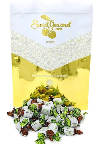 Vista 9 de SweetGourmet Mentas rellenas de chocolate Caramelos duros prémium Caramelos a granel Arcor 1 libra