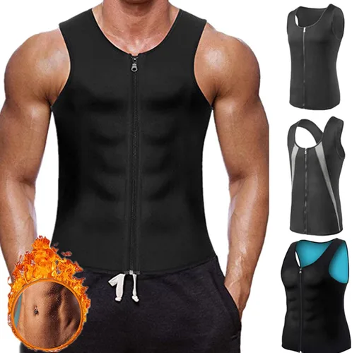 Vista 4 de Manson Ginecomastia Compress - Chaleco de compresión de ginecomastia para hombre, camiseta sin mangas de compresión de ginecomastia
