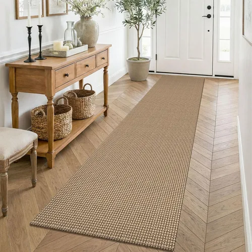 Vista 94 de KOZYFLY - Tapete para puerta de interior, lavable, pequeña, antideslizante, con respaldo de goma, felpudo de algodón para el hogar, color negro
