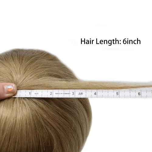 Vista 7 de Toupee para hombres, pieza de cabello humano real, piezas de pelo de piel ultra fina para hombres, sistema de reemplazo de cabello para hombre, tupé