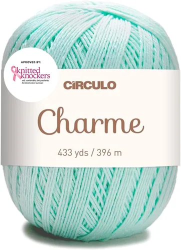 Vista 32 de CIRCULO Charme - Paquete de hilo para tejer y ganchillo, 3 bolas de 100% algodón virgen brasileño mercerizado, peso deportivo suave, color 2012