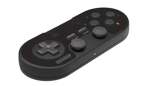 Vista 2 de Retro-Bit Legacy 16 Wireless 2.4GHz Controller for SNES, Switch, PC, MacOS, RetroPie, Raspberry Pi and Other USB Devices - Onyx