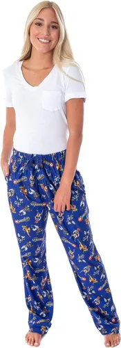 Vista 2 de Thundercats - Pantalones de pijama para mujer, diseño de panthro Tygra